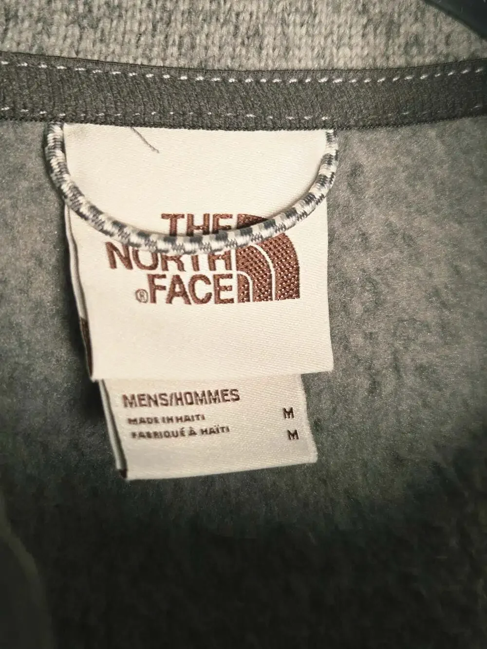 The North Face Gordon Lyons Full Zip Fleece Vest Mens Medium (M) Gray Heather